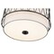 Z-Lite Dalton 3 Light Pendant, Matte Black & White 198-17MB - alternate 6